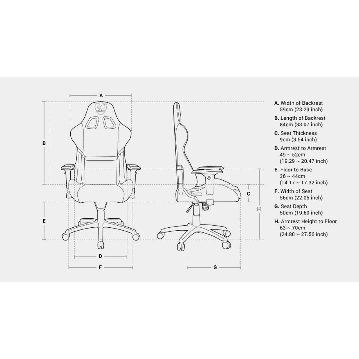 Silla Cougar Armor One Black