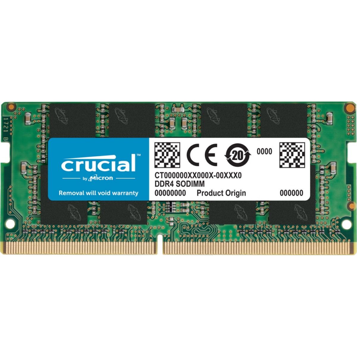 Memoria RAM Sodimm DDR4 2666 16GB Crucial Cl19