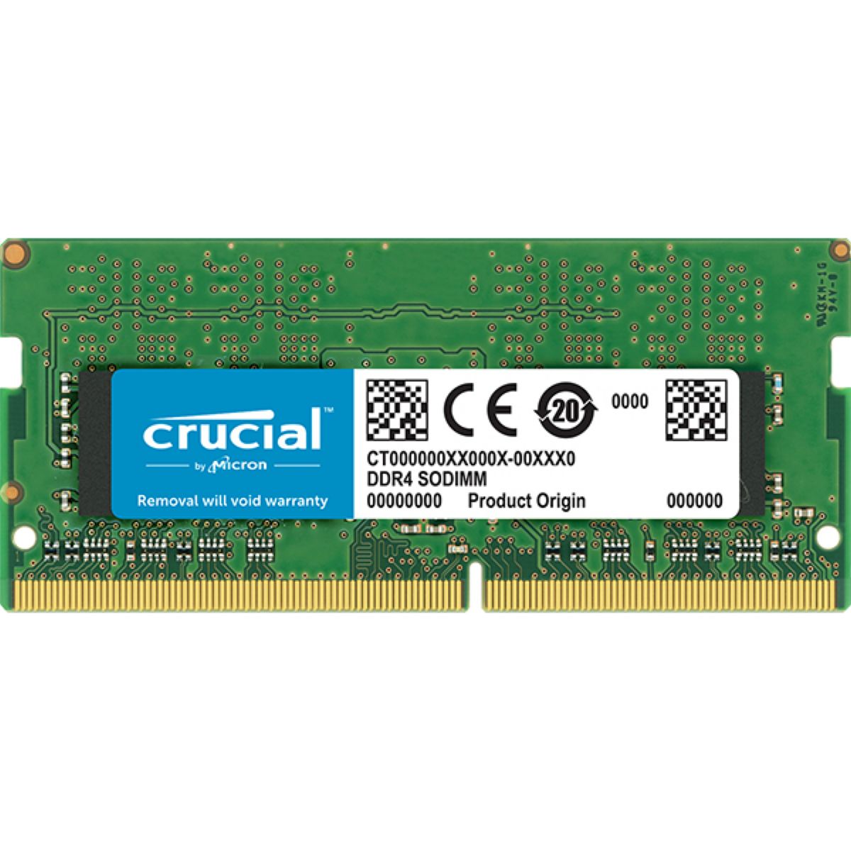 Sodimm Crucial Ddr4 16gb 2666 Cl17 1.2v