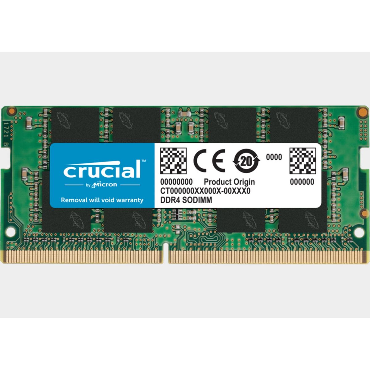 Memoria RAM Sodimm DDR4 16Gb 3200 Crucial Cl22