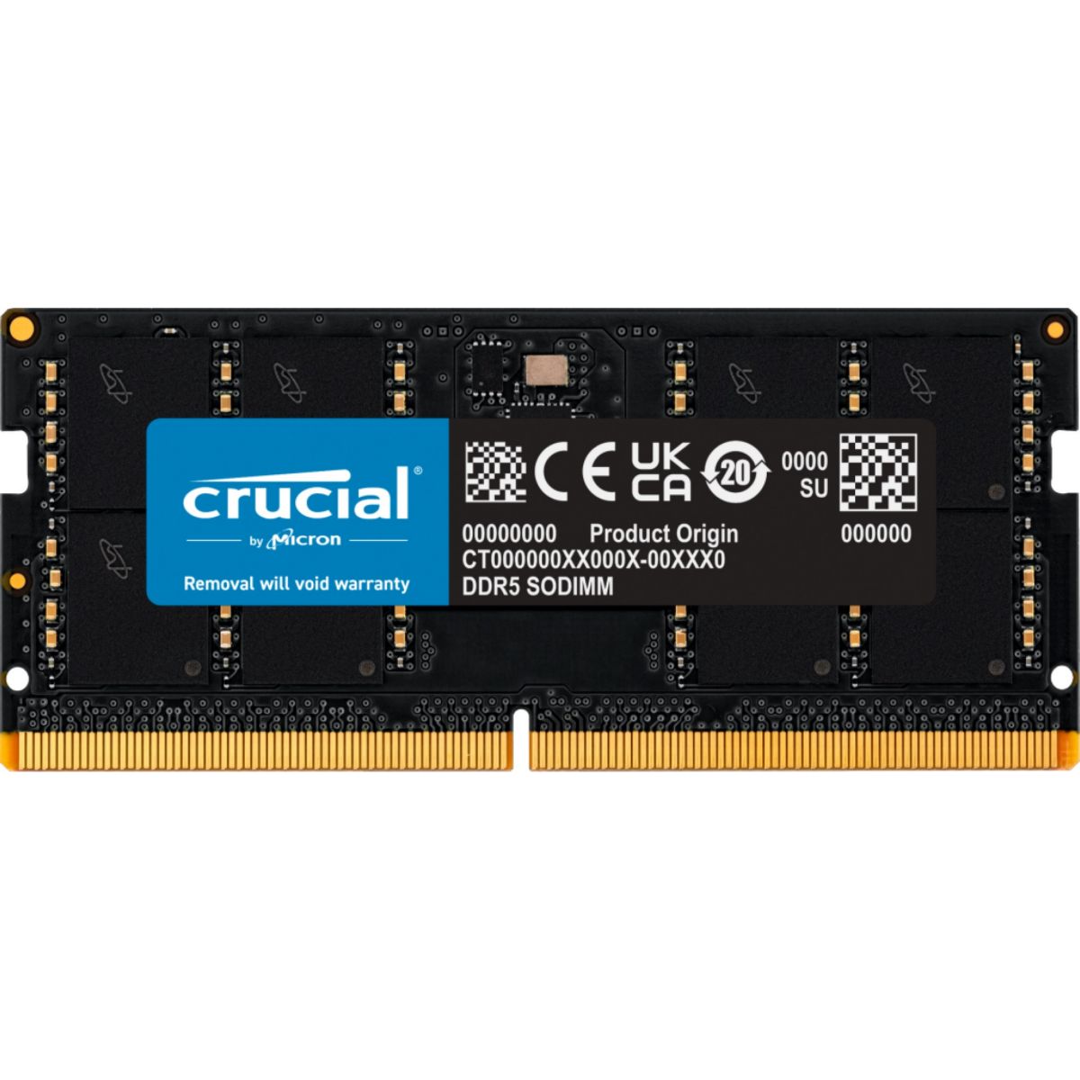 Memoria Ram 32gb Ddr5 Sodimm Crucial 4800mhz Cl40