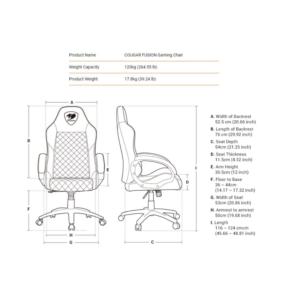 Silla Cougar Fusion Black