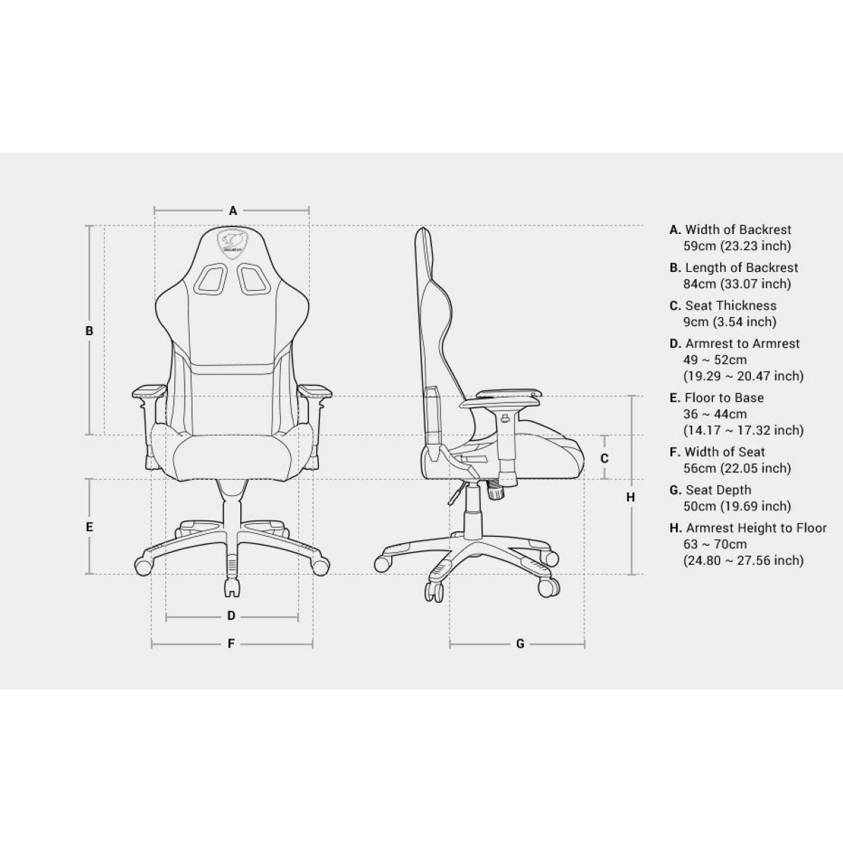 Silla Gaming Cougar Armor