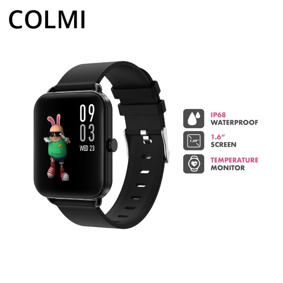 Smartwatch Colmi P18 Black