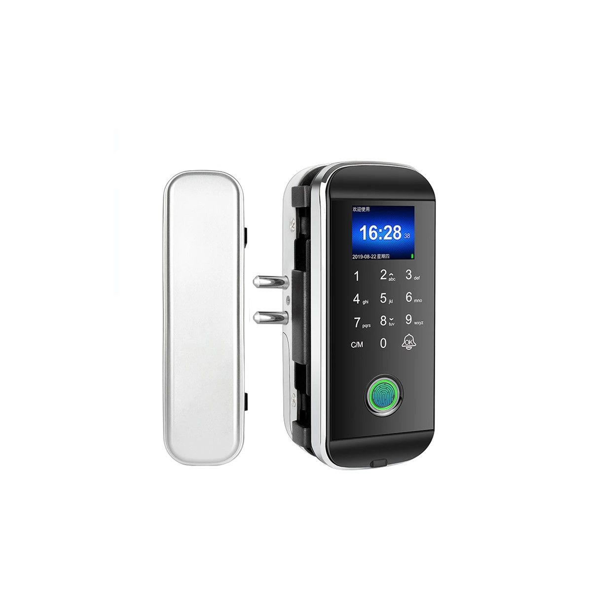 Cerradura Puerta De Vidrio Biome. Secukey Cd108