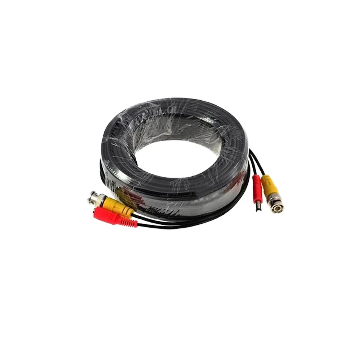 Cable Video Y Alimentacion Bnc 20 Mts