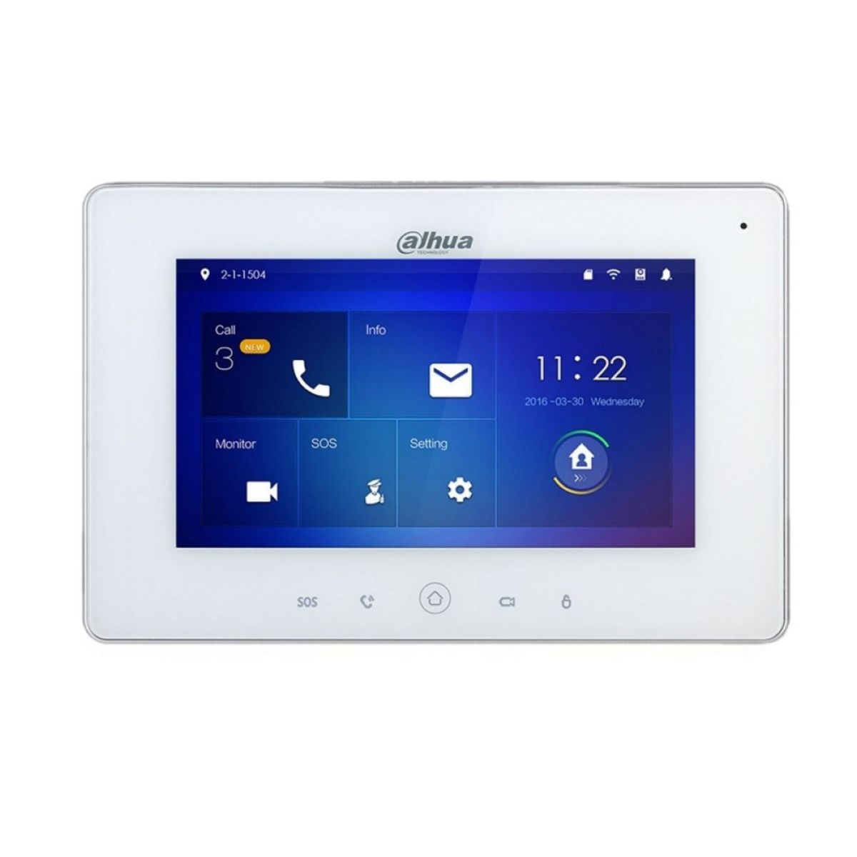 Monitor Dahua Vdp Wifi Vth5221dw-s2 p/ alarmas