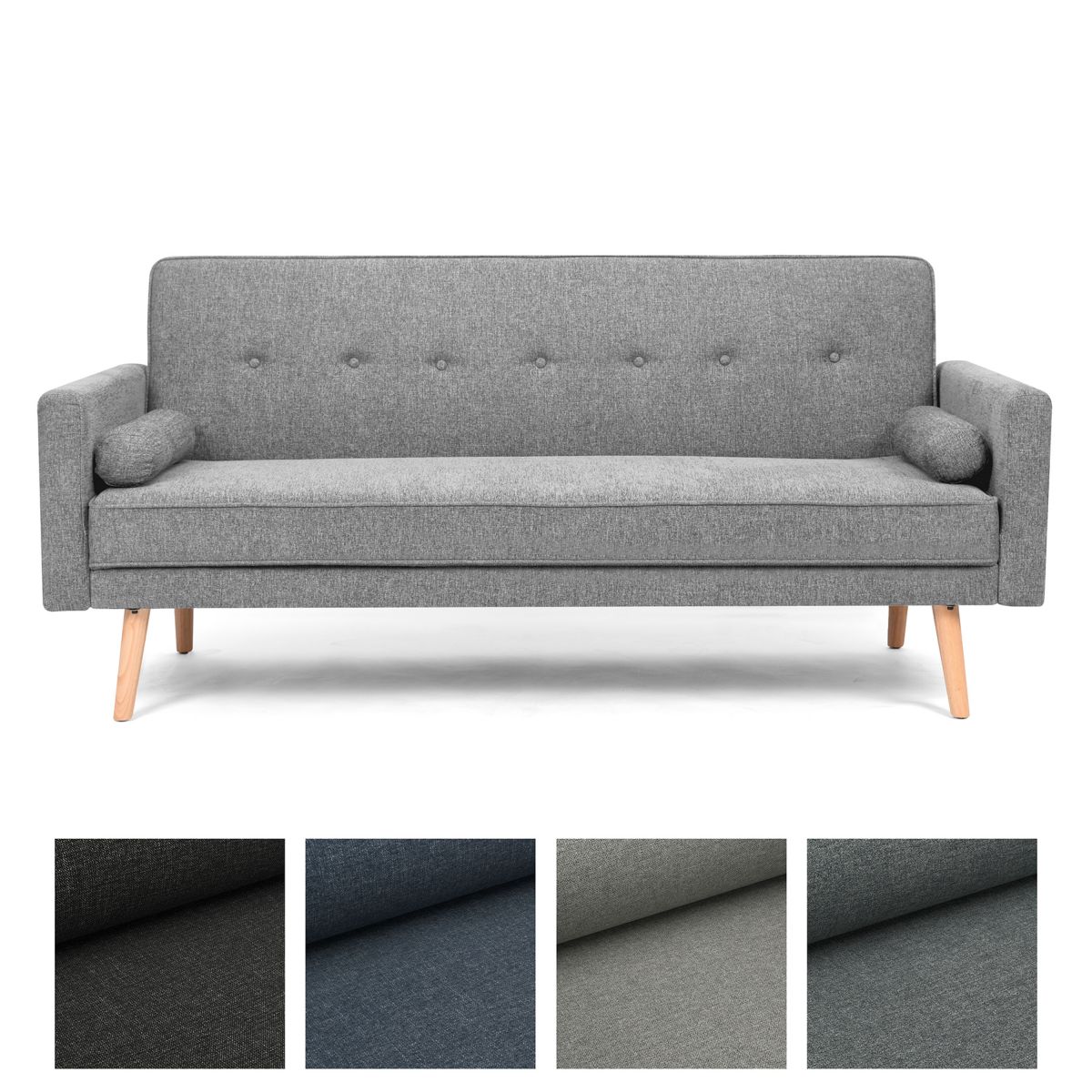 Sofa Cama Nordico Gris