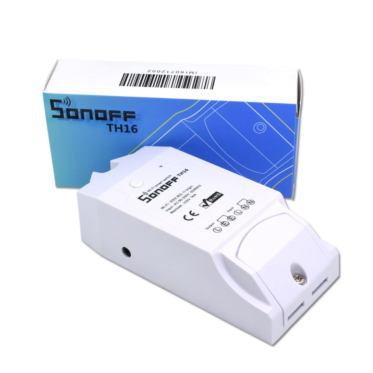 Sonoff Switch Wifi Sensa De Temp Y Hum 220vac 10a