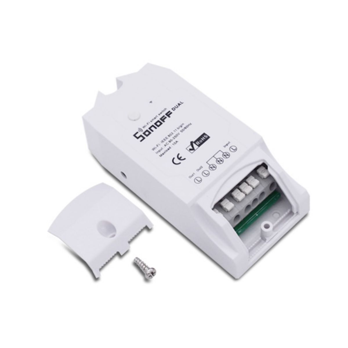 Switch Wifi 2 Canales Sonoff 220vac 10a