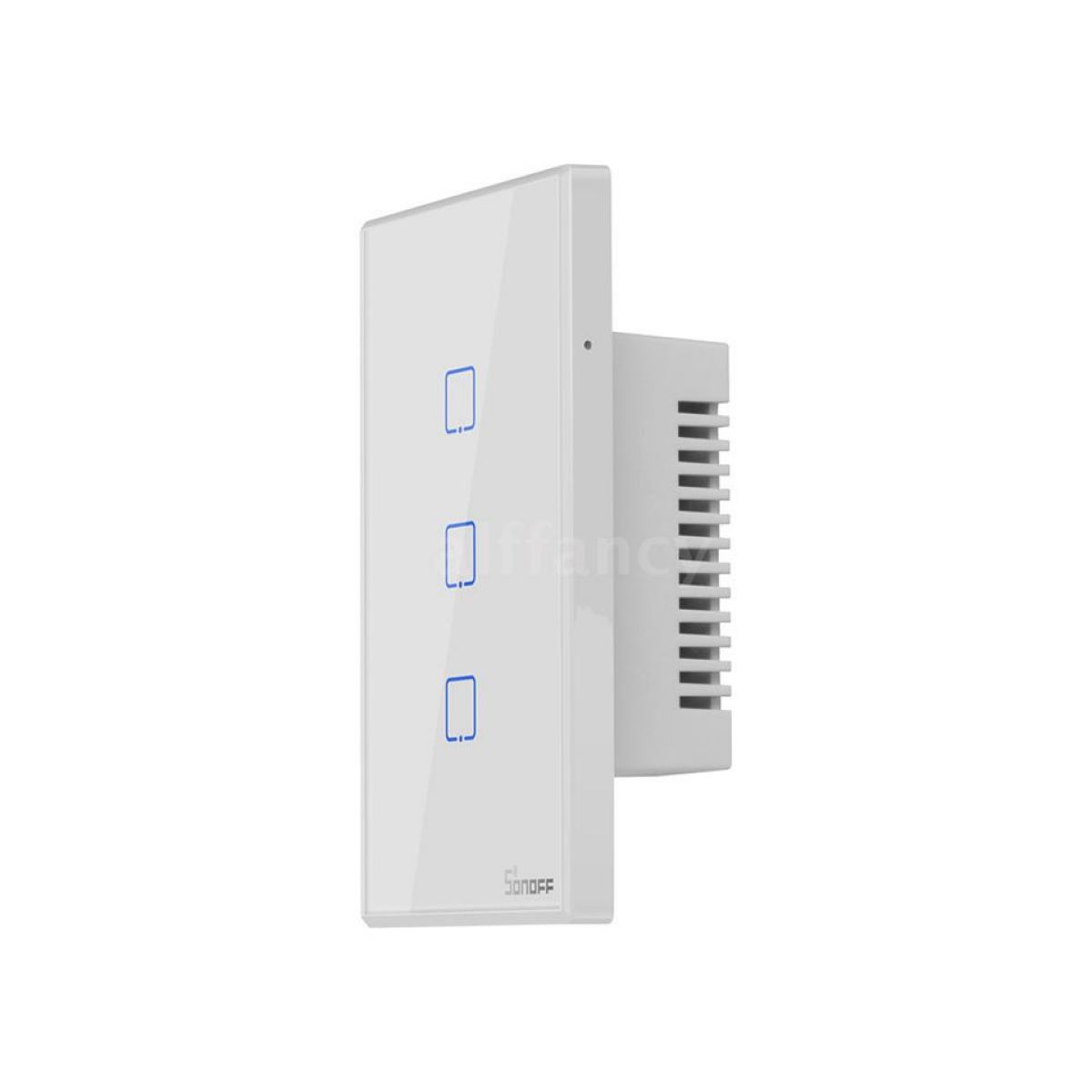 Interruptor De Pared 3 Botones Sonoff Wifi Rf Blanco