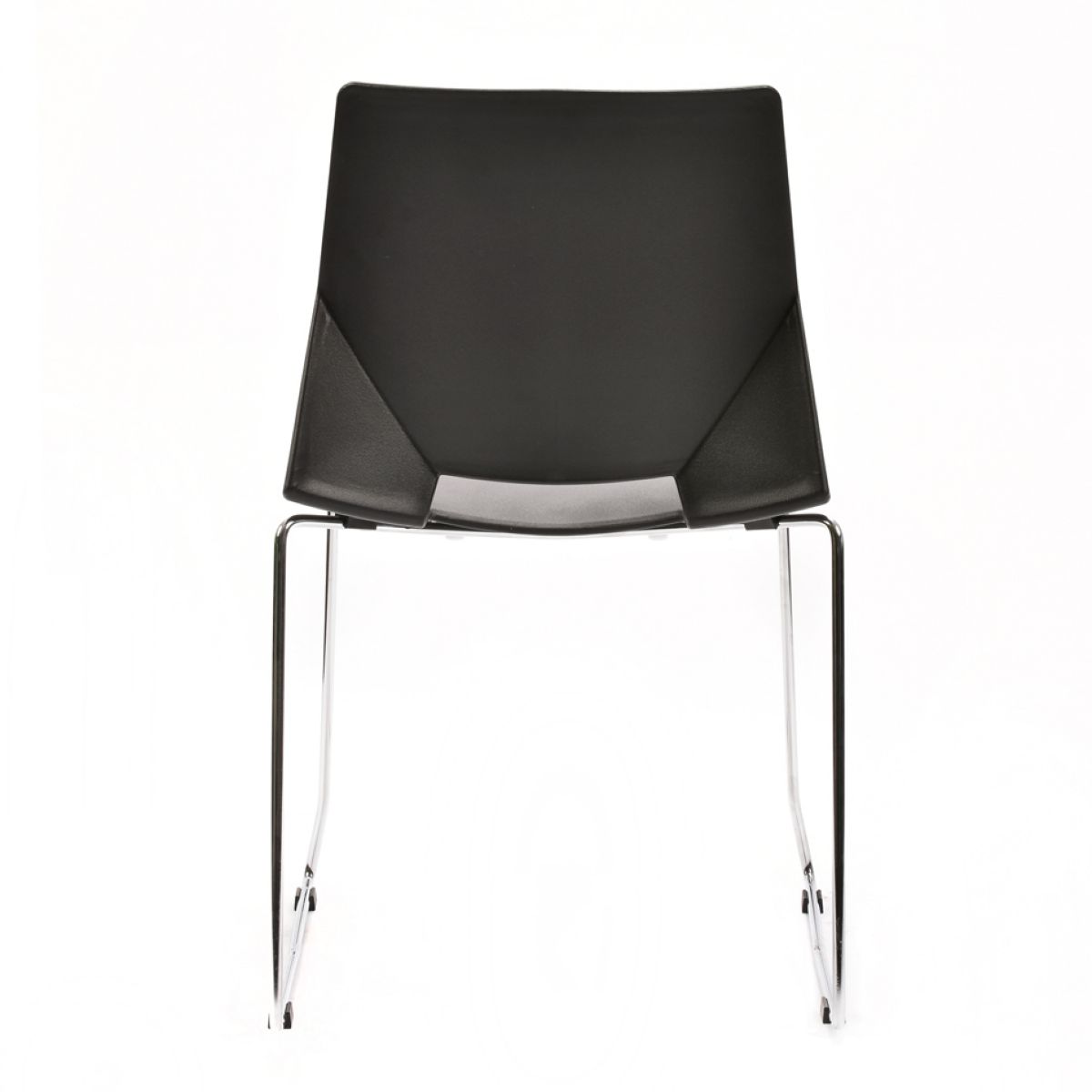 Silla Modern Apilable Negra