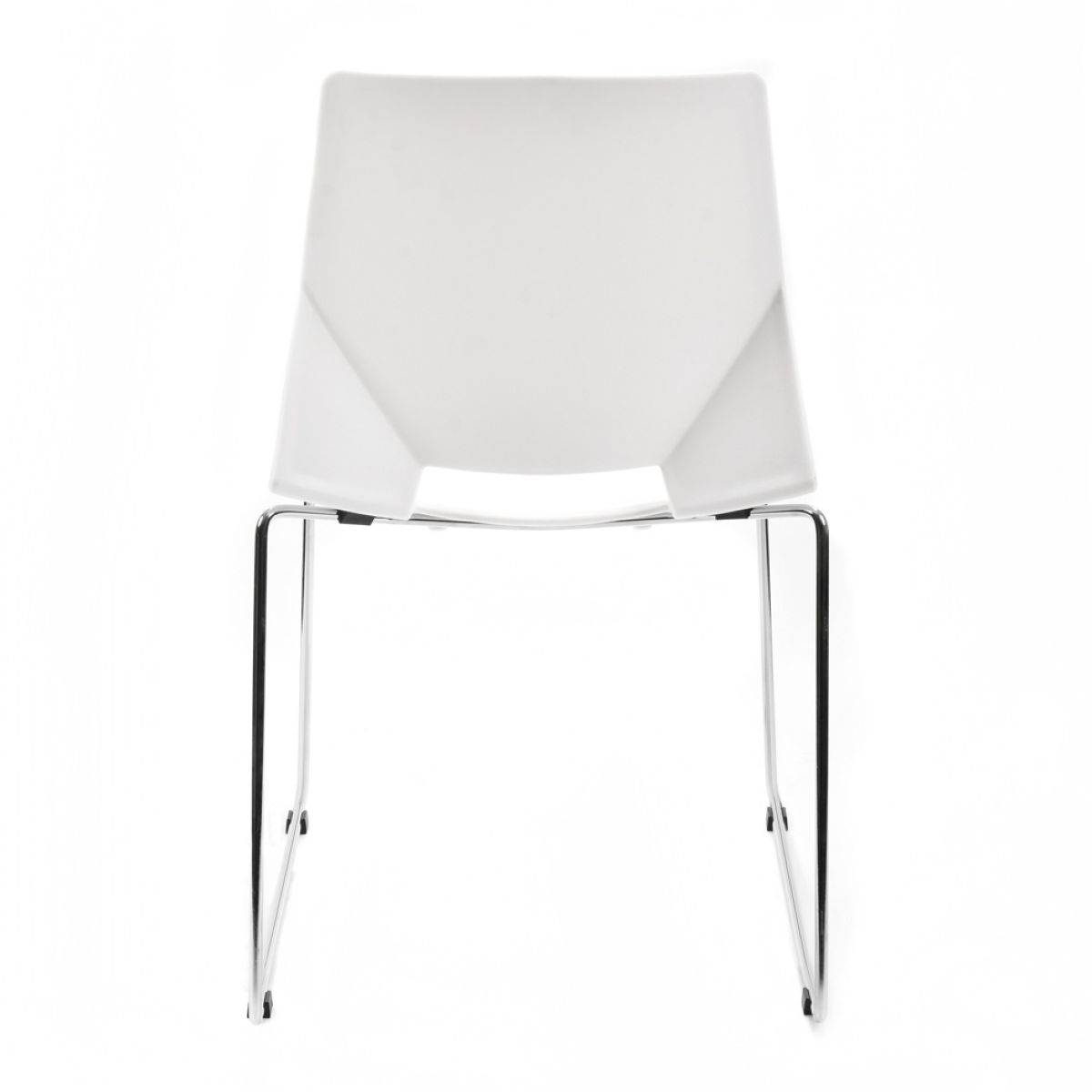 Silla Modern Apilable Blanca