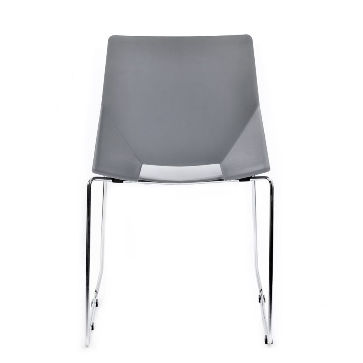 Silla Modern Apilable Gris