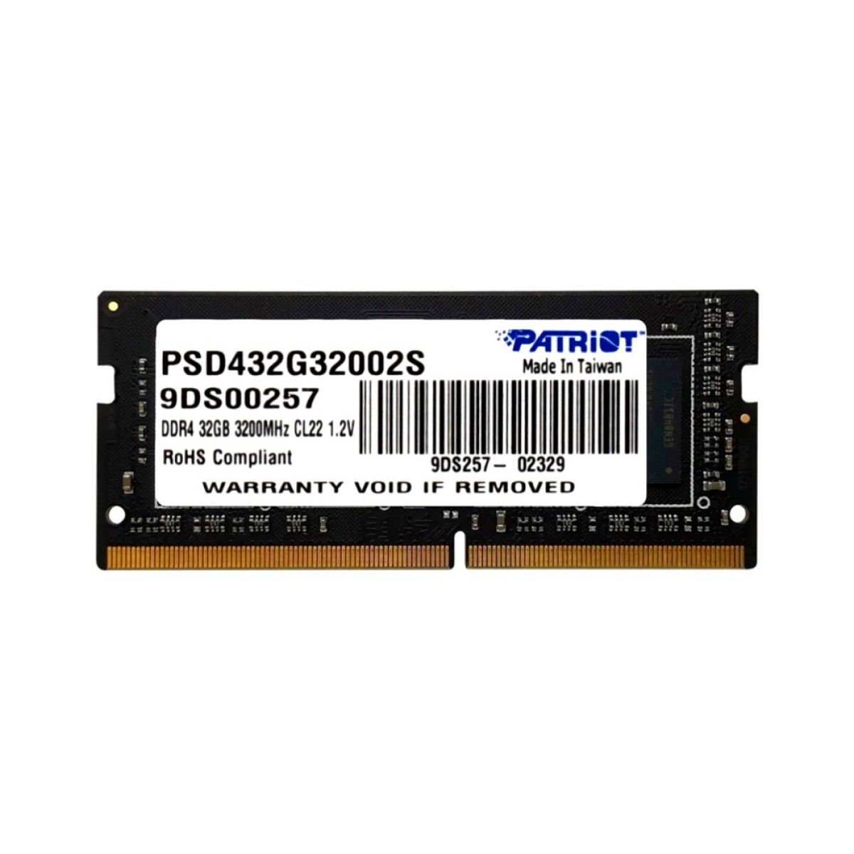 MEMORIA RAM SODIMM DDR4 3200 32GB Patriot Signature Cl22