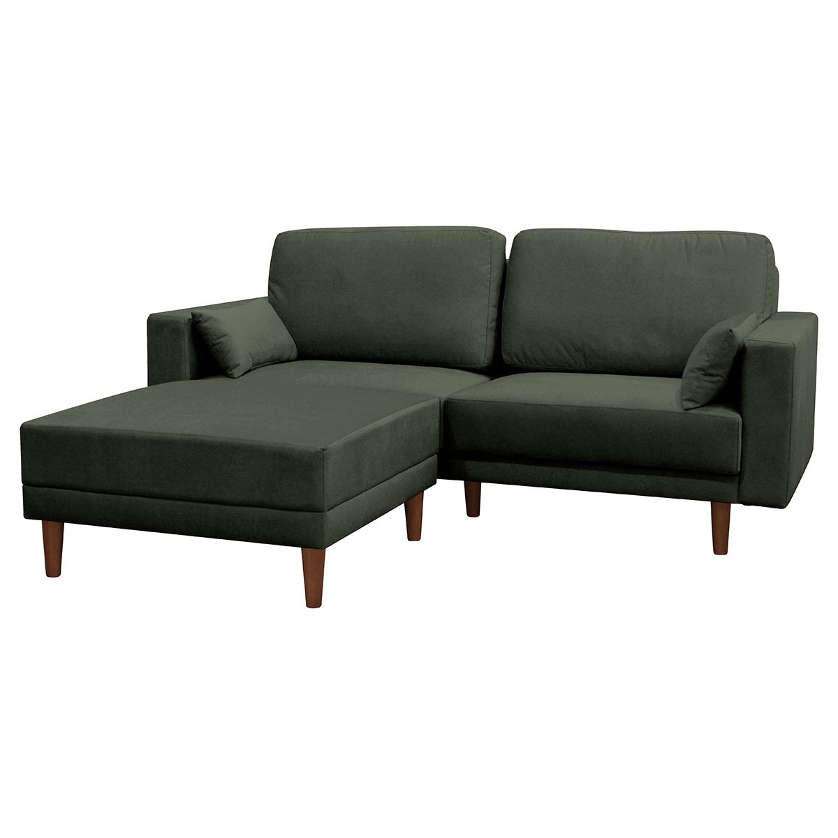 Sofa Con Puff Doha Gris