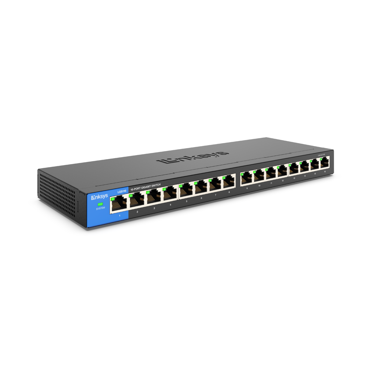 Switch 16 Puertos Linksys Lgs116 Gigabit