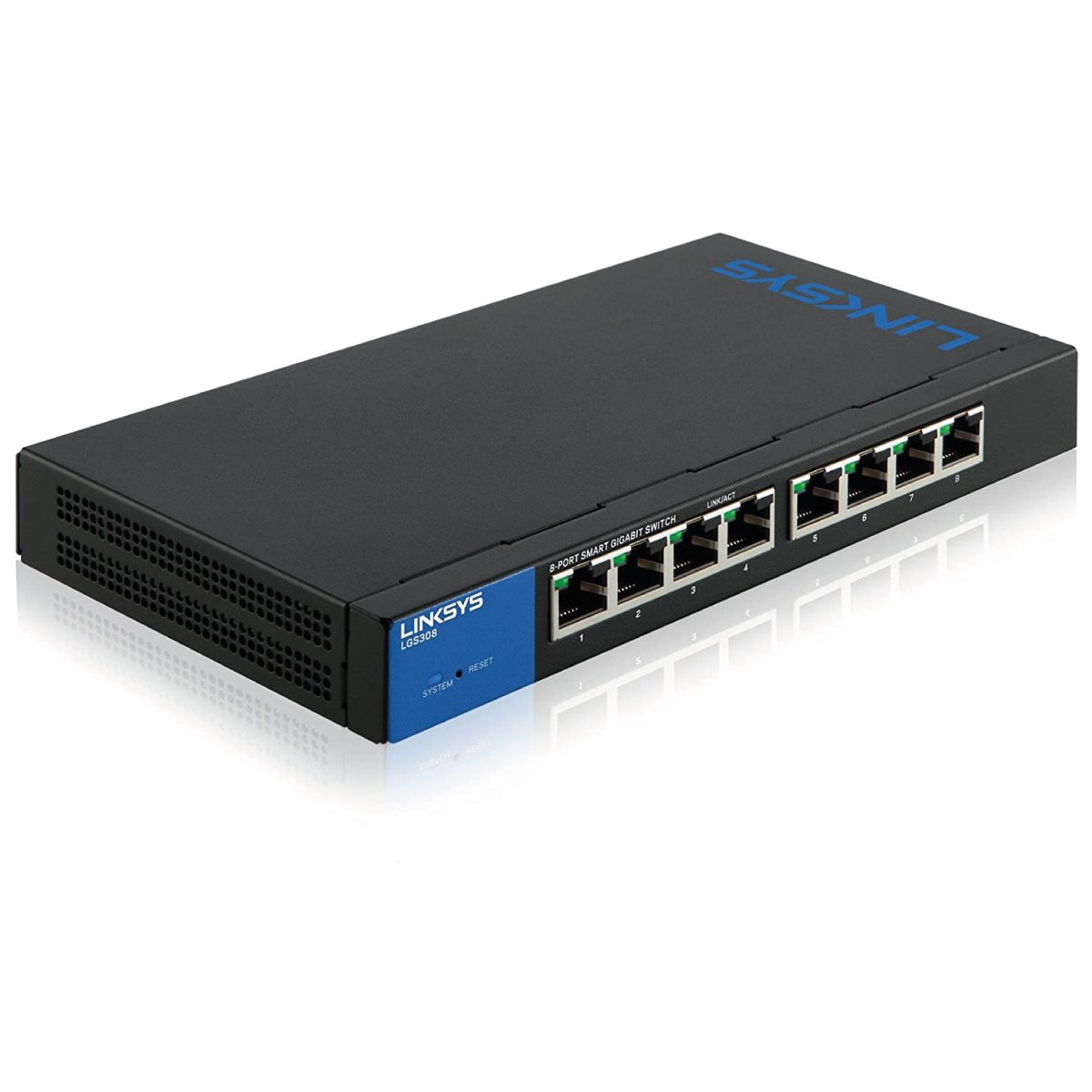 Switch 8 Puertos Linksys LGS308 Smart
