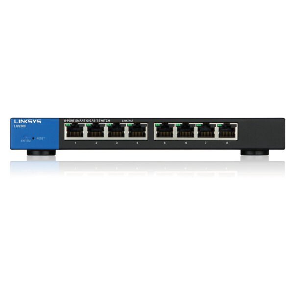 Switch 8 Puertos Linksys LGS308 Smart