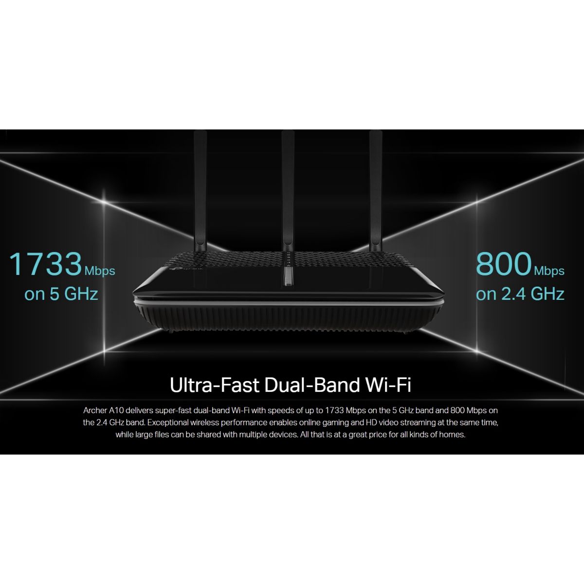 Router TP-Link Archer A10 Ac2600 Dual Band ver 2.0