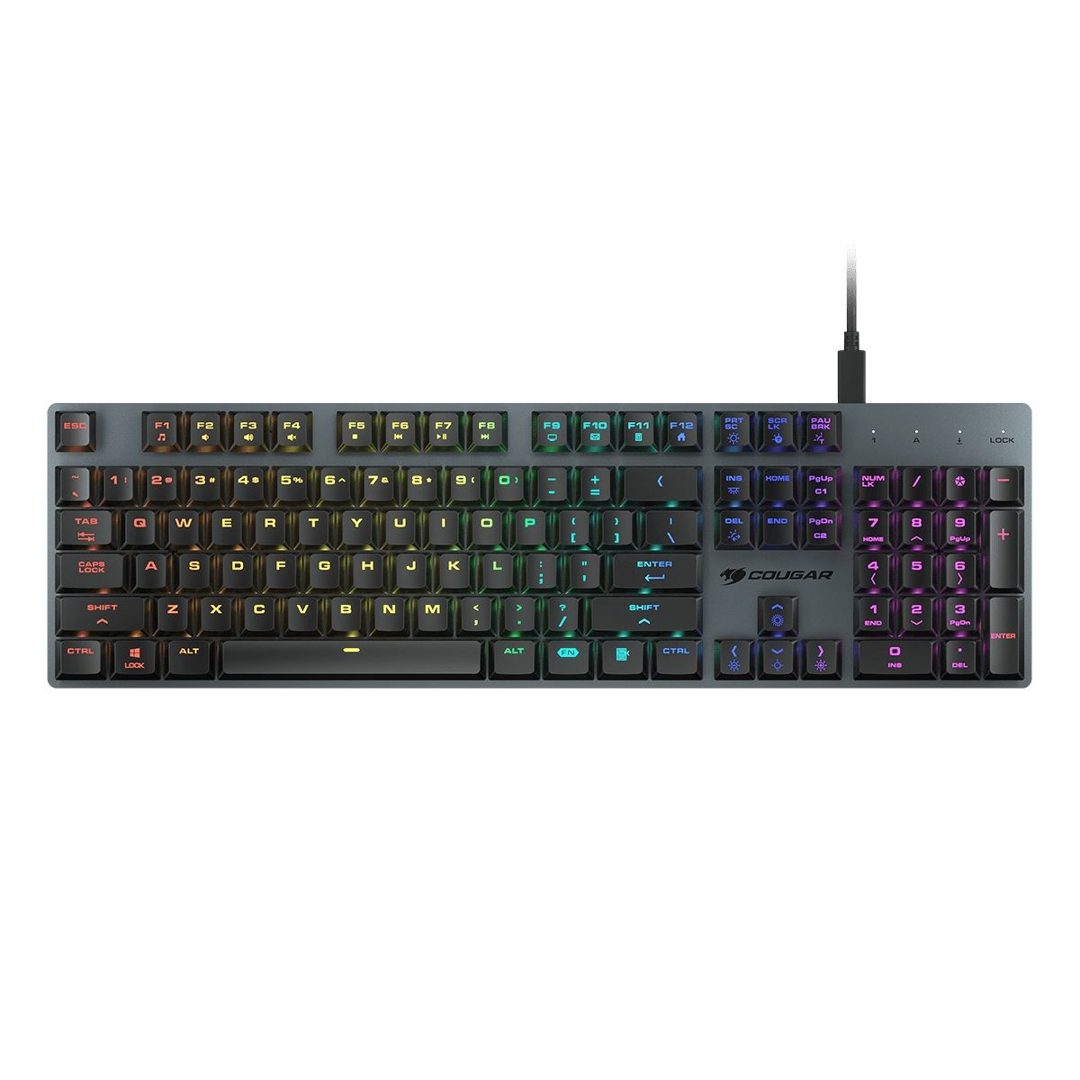Teclado Cougar Luxlim Opto-mecanico