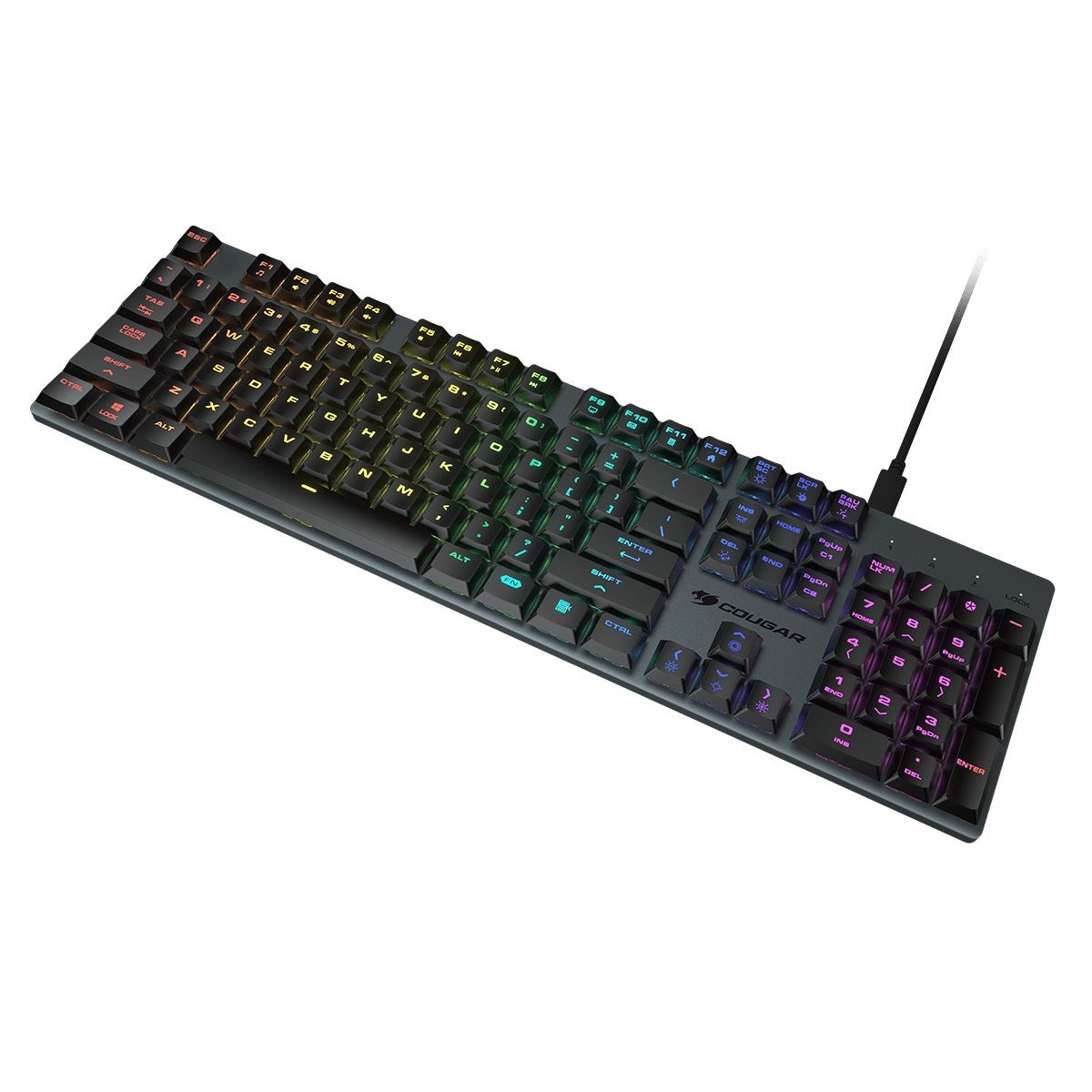 Teclado Cougar Luxlim Opto-mecanico