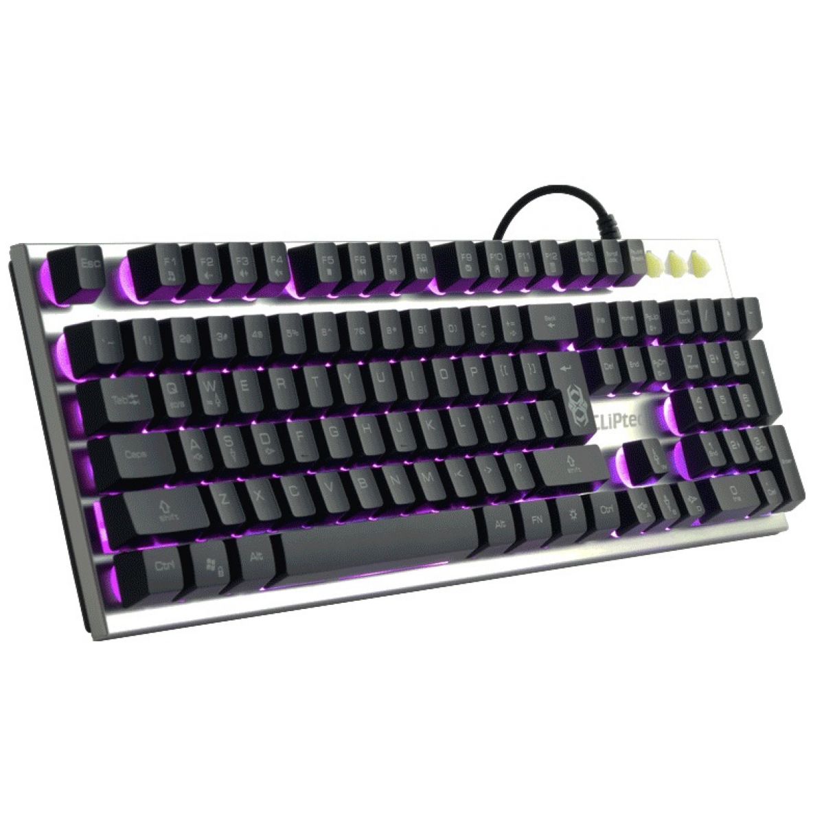 Teclado Usb Cliptec Illuminated Zakinat 751