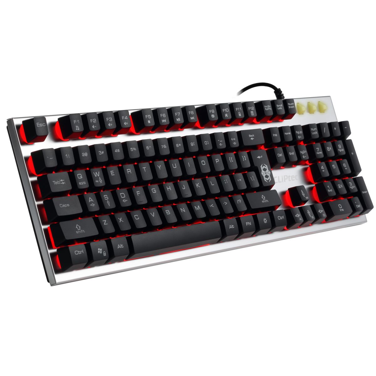 Teclado Usb Cliptec Illuminated Zakinat 751