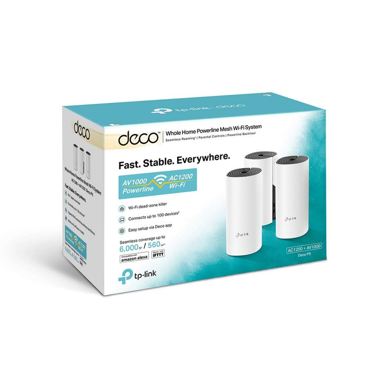 Deco TP-Link P9 Wifi Ac1200 Power Line Av1000