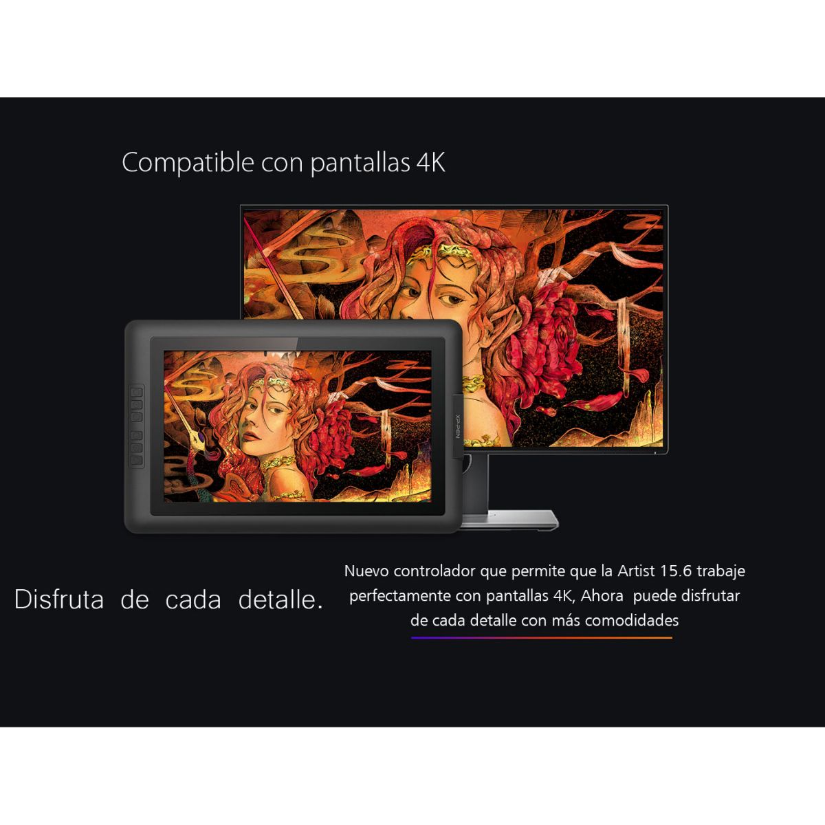 Tableta Dig. C/pant Xp-pen Artist 15.6