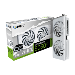 Tarjeta Grafica Palit GeForce RTX 5060 Ti White OC 8GB GDDR7