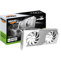 Tarjeta Grafica INNO3D GeForceRTX 5060Ti 8GB TWIN X2OC WHITE
