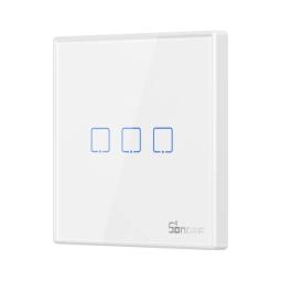 Interruptor Adhesivo smart Sonoff Rf 3 Canales Blanco