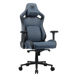 Silla Gamer Cougar Defensor S Navy Blue F con soporte lumbar