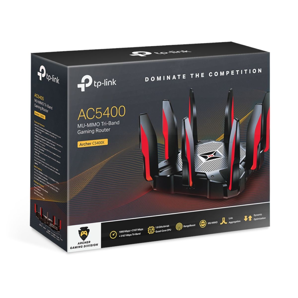 Router WiFi TP-link Gaming Archer C5400x Tri Banda
