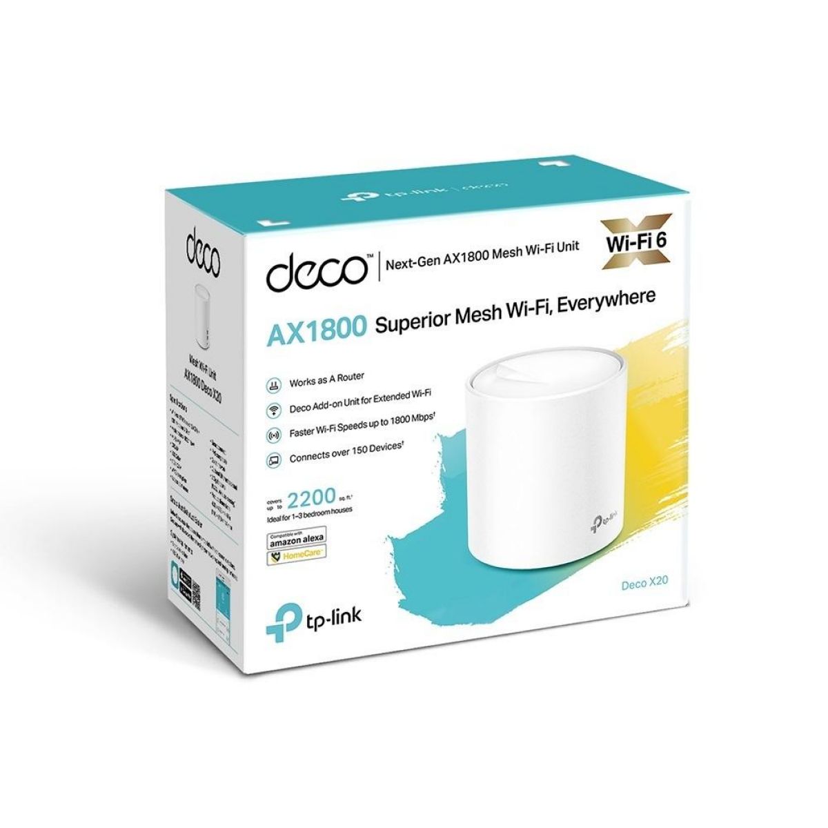 Access point Mesh Tp-link Deco X20 Ax1800 Wifi 6 Dual Band