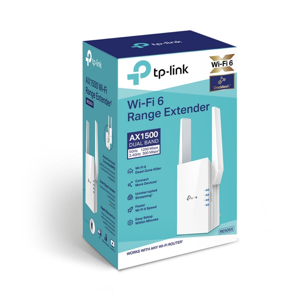 Extensor WiFi TP-Link Ax1500 Re505x