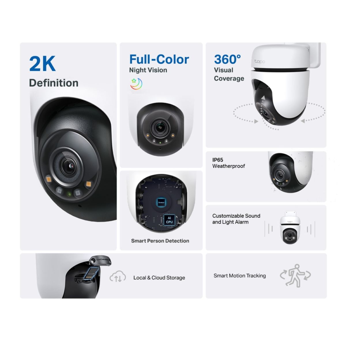 Camara Tp-link Tapo C510w 2k Wifi Ip65 Ptz