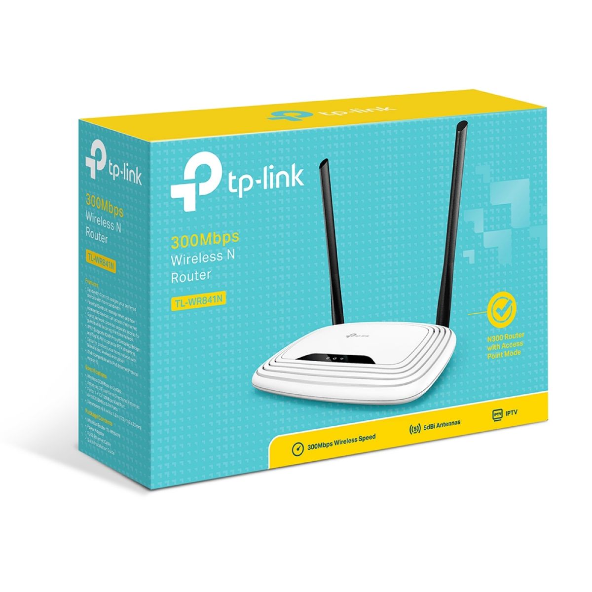 Router WiFi TP-link N 300 Mbps Wr841n
