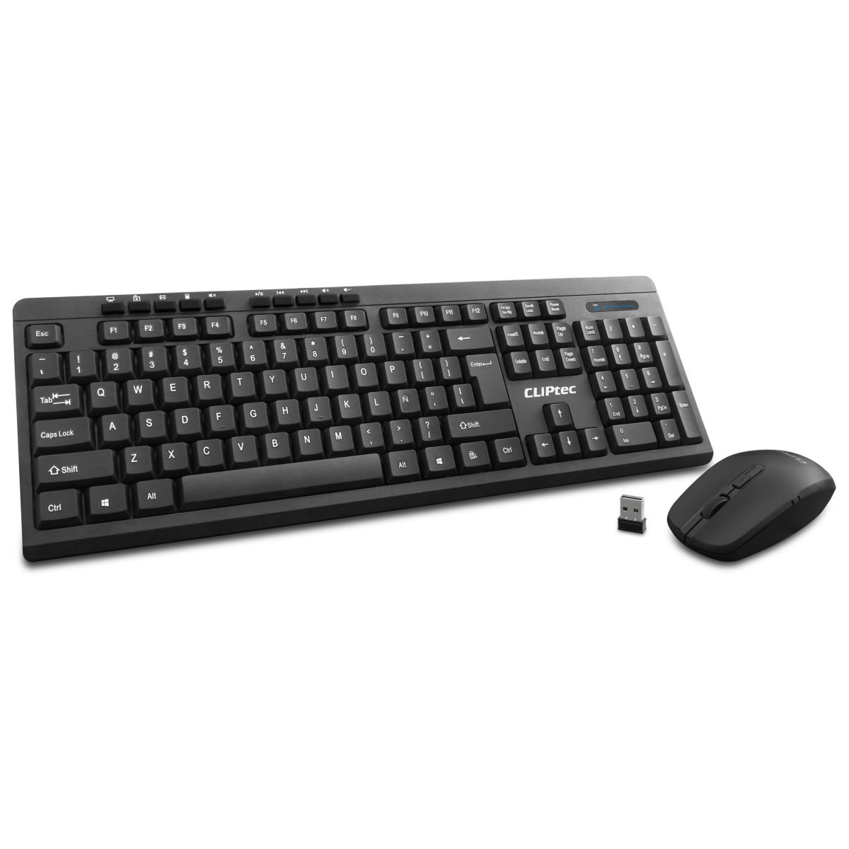 Combo Teclado+mouse Español Inal Clip Rzk339s Bk