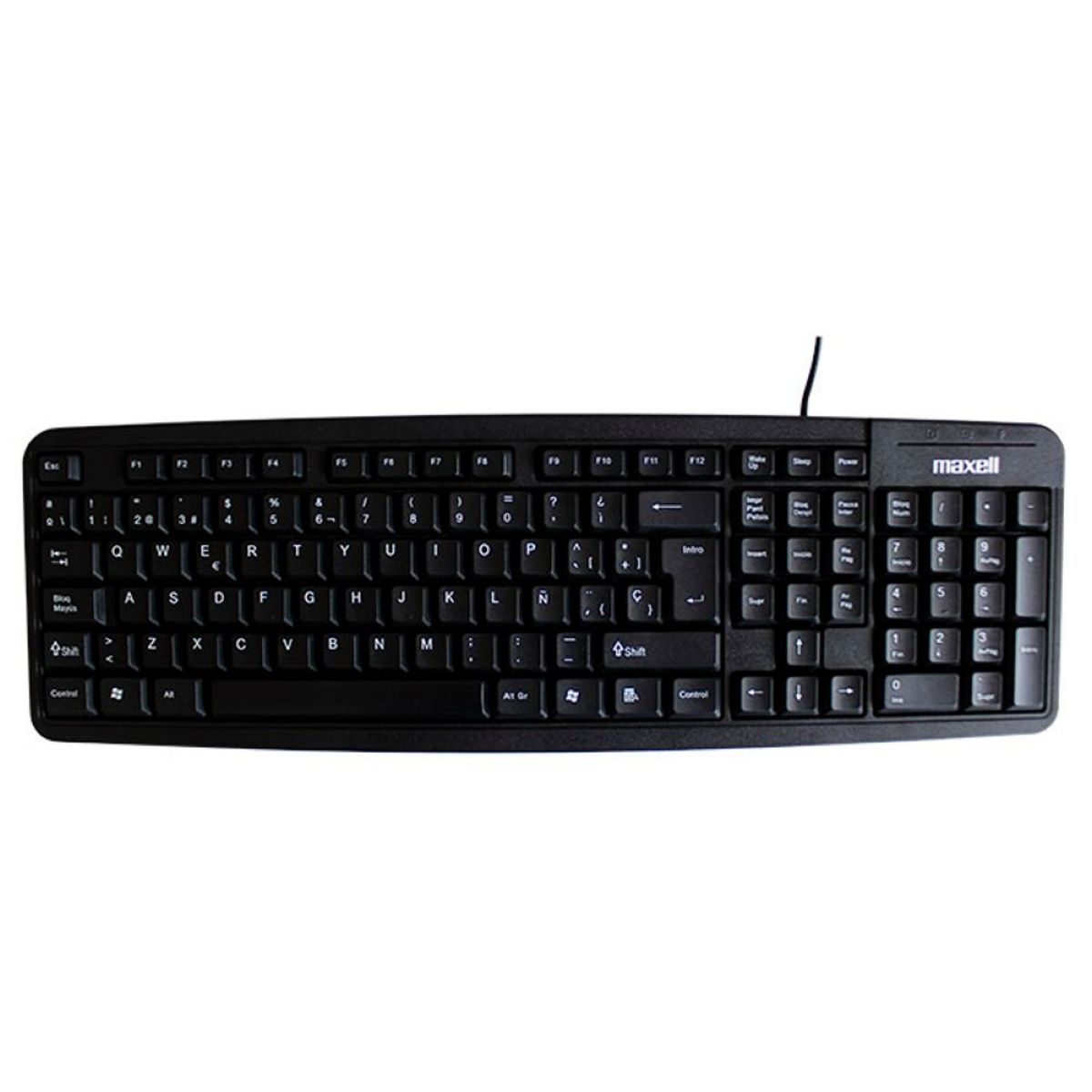 Teclado Con Pad Numerico Maxell Usb Kb-90