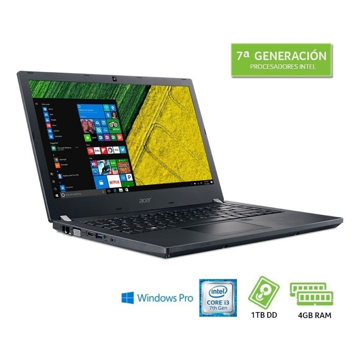 Notebook Acer Tmp449-g2-m-32m5 Core I3-7100u W10p