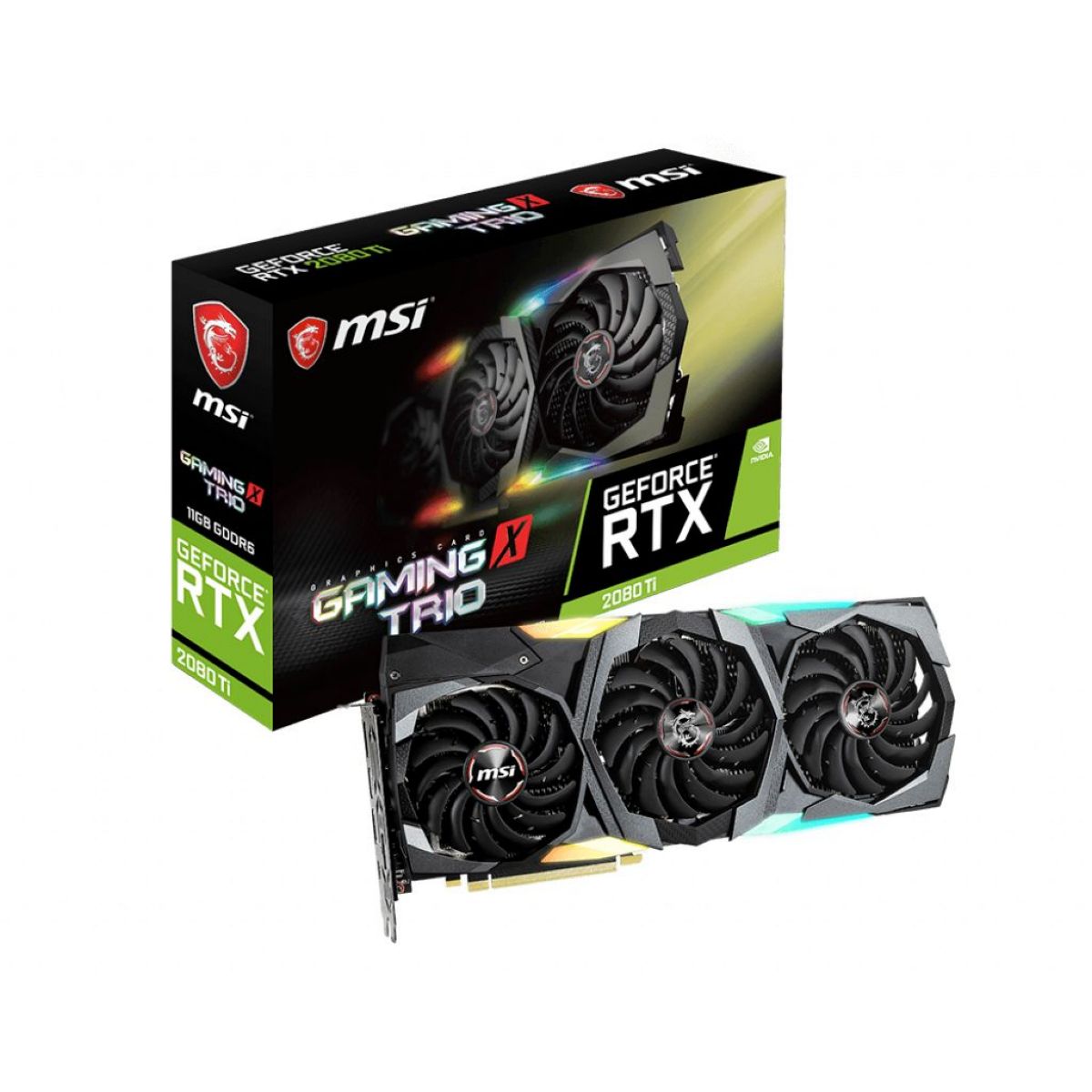 Tarj. Vga MSI Geforce Rtx 2080 Ti Gaming X Trio