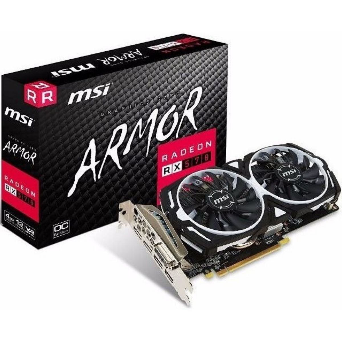 Tarj. Vga Msi Radeon Rx 570 Armor 8g Oc