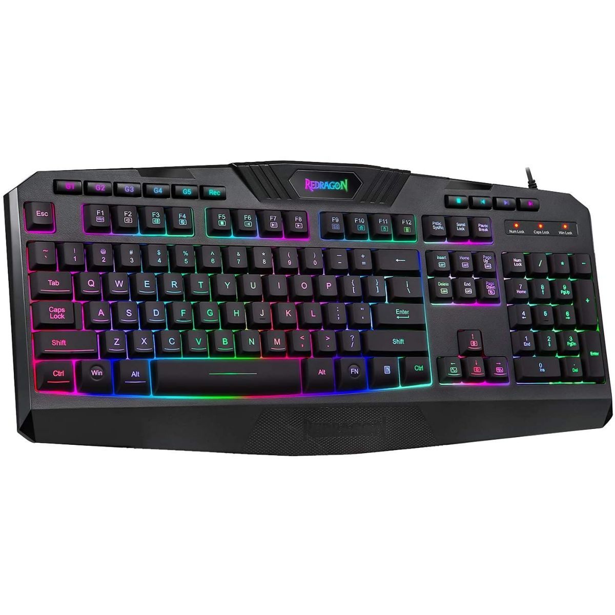 Teclado Redragon Harpe Pro Rgb Membrana