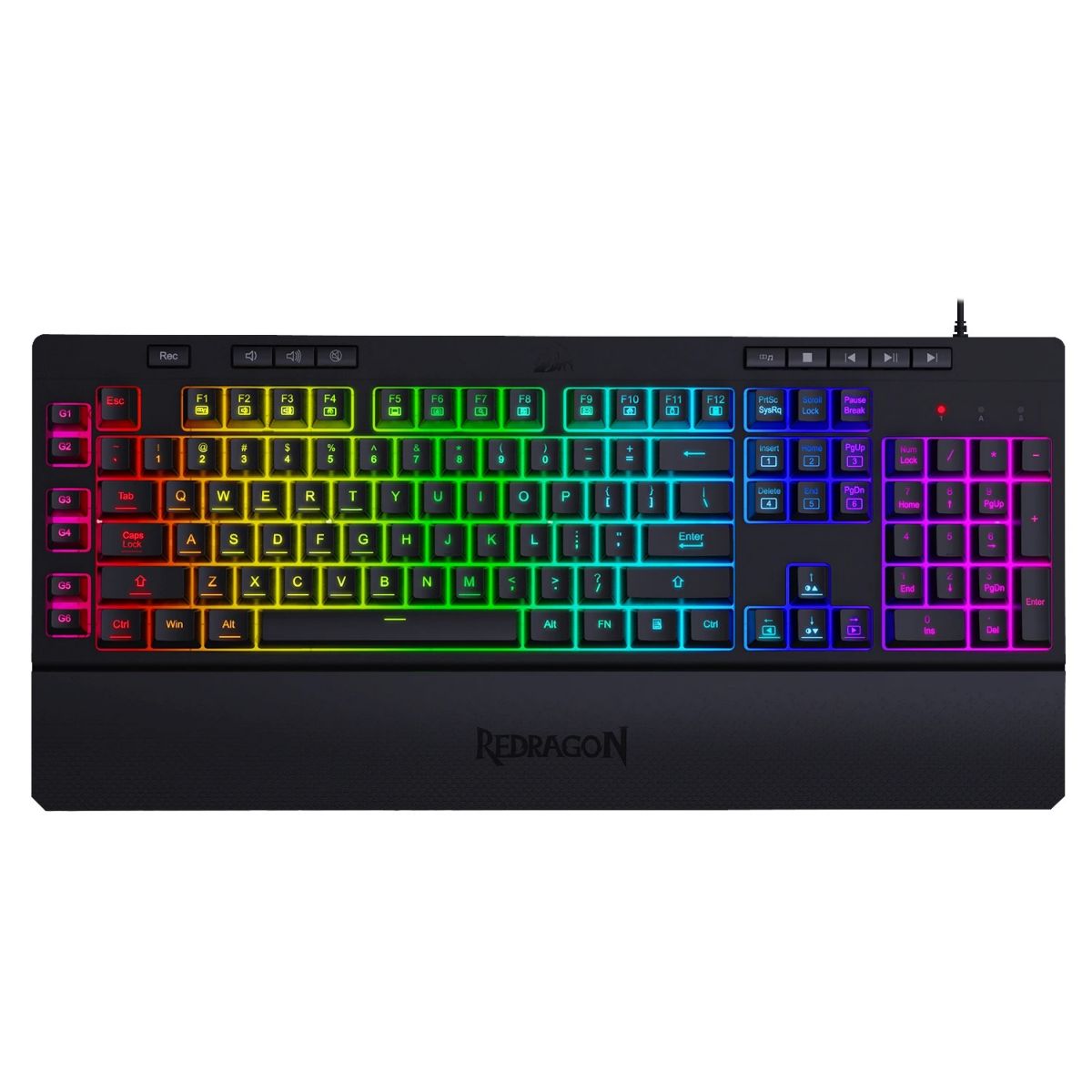 Teclado Redragon Shiva K512rgb Rgb Membrana