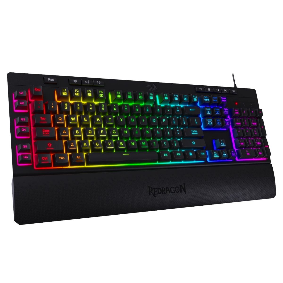 Teclado Redragon Shiva K512rgb Rgb Membrana