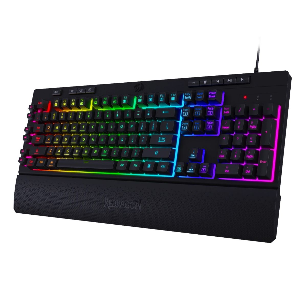 Teclado Redragon Shiva K512rgb Rgb Membrana