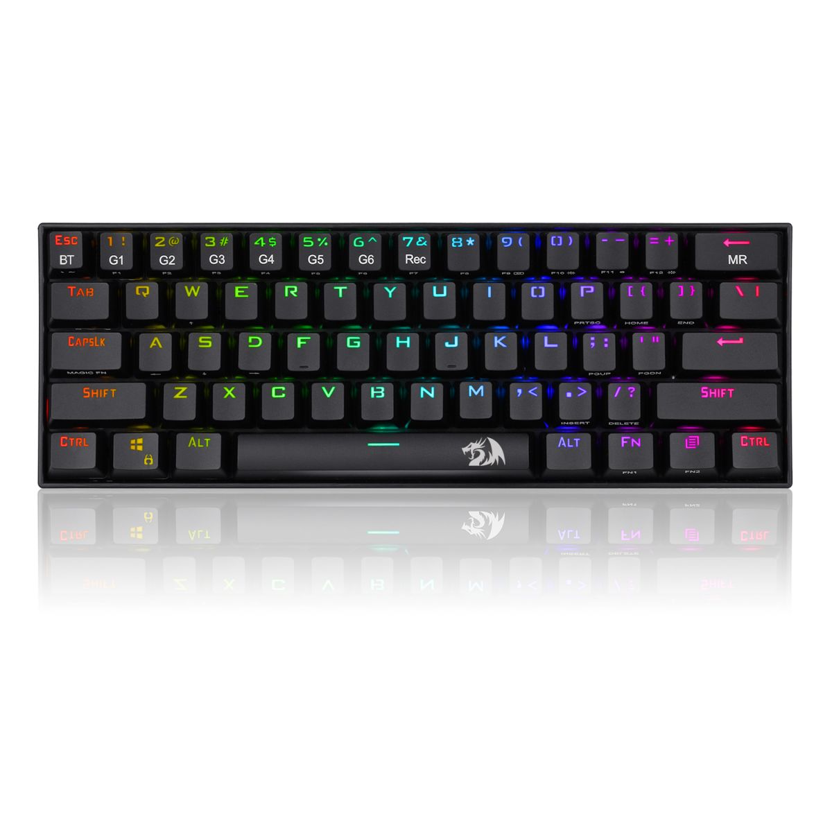Teclado Redragon Draconic Mec. Rgb e Inalámbrico