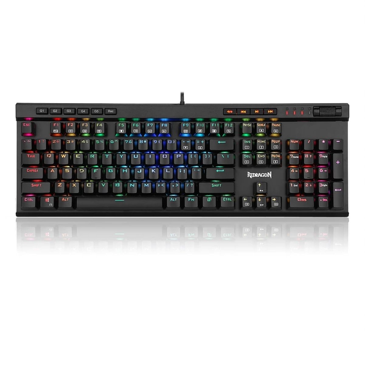 Teclado Redragon Vata Pro K580rgb-pro Rgb Mec